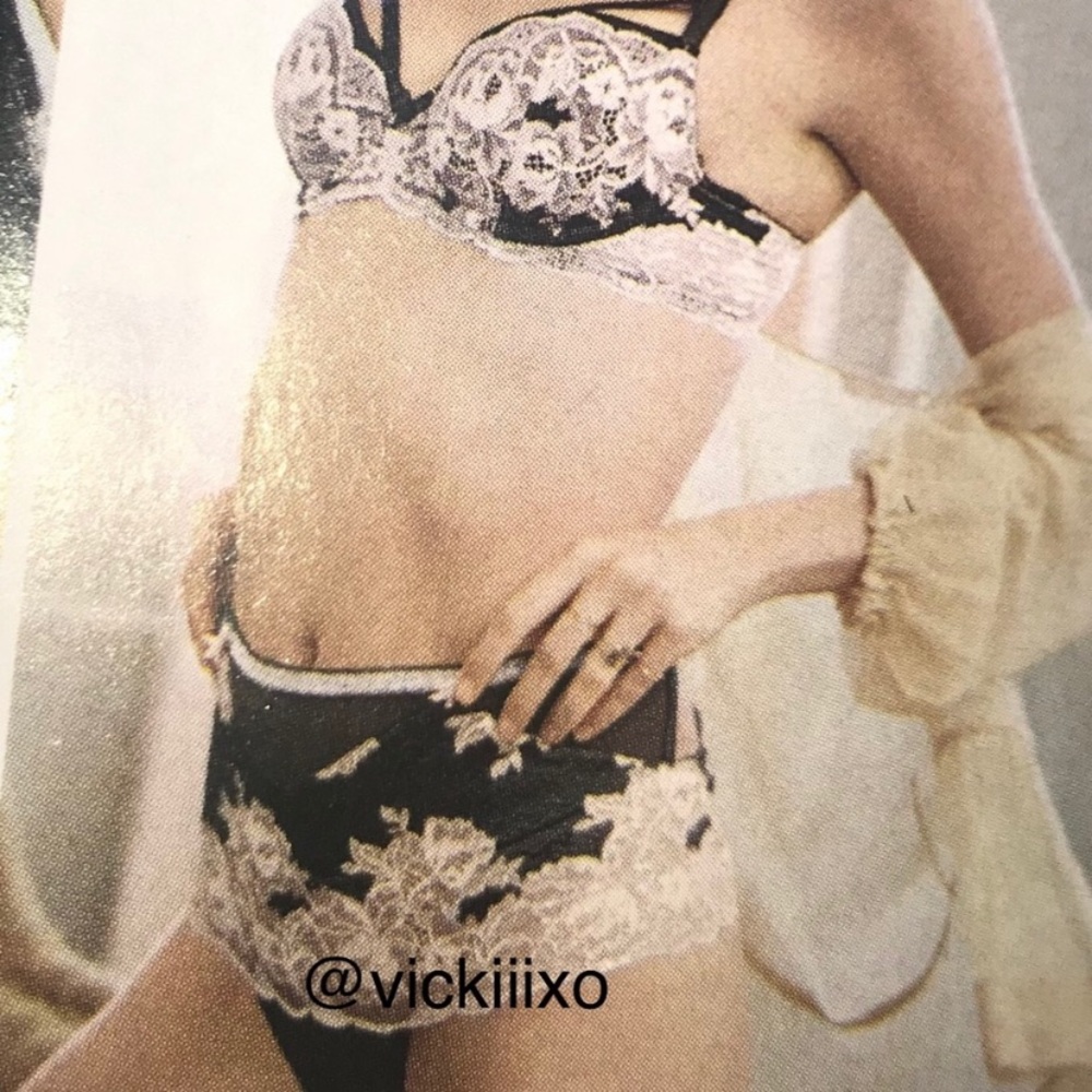 Shiny embroidery Victoria’s Secret Fashion Show set
